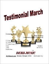 Testimonial March Orchestra sheet music cover